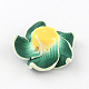 Handmade Polymer Clay 3D Flower Plumeria Beads CLAY-Q192-20mm-06-2