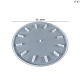 Плоские круглые часы украшения стены силиконовые Молды X-SIMO-PW0001-421-2