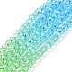 Transparent Glass Beads Strands GLAA-L045-01B-04-2