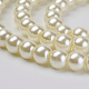 Hebras de perlas de vidrio teñidas ecológicas HY-A008-5mm-RB003-3