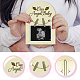 NBEADS Arch Shape Wood Announcement Picture Frame Stand DJEW-WH0070-010-3