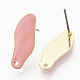 Accessoires de clous d'oreilles émaillés de fer IFIN-N003-10C-1
