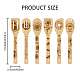 6Pcs Bamboo Spoons & Knifes & Forks AJEW-WH0411-001-3