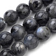 Brins de perles de larvikite naturelles G-S259-06-6mm-1