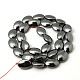 Non-magnetic Synthetic Hematite Beads Strands G-D387-16x12x6mm-01-2