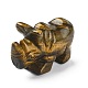 Figurine di rinoceronte curativo intagliate con occhio di tigre naturale DJEW-M008-02G-2