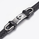PU Leather Braided Cord Bracelets X-BJEW-E324-C07-3