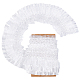 Arricraft 5 yards x 3.1 pouces rubans de dentelle florale blanche EW-AR0001-03-1