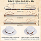Craspire 3 pz 3 stili di strass di cristallo cintura per cappello da cowboy sudoccidentale DIY-CP0009-17B-2