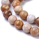 Fossiles naturelle perles de corail brins G-G779-03A-2