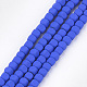 Spray Painted Non-magnetic Synthetic Hematite Beads Strands G-T116-14-19-1