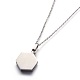 304 Stainless Steel Pendant Necklaces STAS-I099-19-4