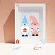 GLOBLELAND Nurse Day Theme Cutting Dies Metal Gnome Elf Doctor Die Cuts Embossing Stencils for DIY Scrapbooking Card Making Album Craft Decoration DIY-WH0263-0243-5