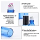 Botellas de vidrio con rodillo de aceite esencial MRMJ-BC0002-66-7