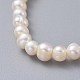 Grado elástico a pulseras de perlas naturales de agua dulce X-BJEW-JB04623-01-3