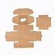 Прямоугольная складная креативная подарочная коробка из крафт-бумаги CON-B002-07A-01-3