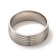 201 рифленое кольцо для пальцев из нержавеющей стали STAS-G306-03P-2