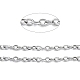 Oval Oxidation Aluminum Cable Chains CHA-K003-05P-2