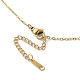 201 collier pendentif étoile de David en acier inoxydable avec chaînes forçat NJEW-Q317-07G-4