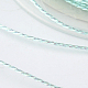 丸いメタリック糸  12プライ  ライトシアン  1mm  約54.68ヤード（50m）/ロール MCOR-L001-1mm-22-2