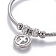 304 Stainless Steel Charms Bangles BJEW-P258-08-4