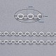 Chaînes de câble ovales plates en laiton CHC029Y-S-6