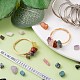 DIY Mixed Stone Chip Beads Finger Ring Making Kit DIY-LS0004-12-6