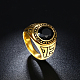 Модные 316л титана стали стеклянные широкая полоса кольца для мужчин RJEW-BB15791-10B-4