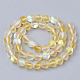 Chapelets de perles en pierre de lune synthétique G-S283-6mm-14-2