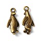Vintage Look Tibetan Alloy Antique Bronze Plated Exotic Penguin Pendants X-MLF11099Y-NF-1