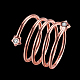 Ottone zirconi cinque loop con anelli di barretta stella per la festa RJEW-BB16307-8RG-2