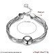 925 Sterling Silver Multi-strand Bracelets BJEW-BB30069-6