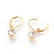 304 inoxydable pendentifs en acier et boucles d'oreilles leverback ensembles de bijoux SJEW-E330-12G-3