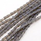 Opaque Solid Color Crystal Glass Faceted Cone Beads Strands GLAA-F023-A03-2