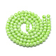 Chapelets de perles en verre d'effilage DGLA-S115-10mm-L04-2
