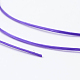 韓国の平らな弾性結晶ストリング  弾性ビーズ糸  ストレッチブレスレット作り用  暗紫色  0.5mm  約546.8ヤード（500m）/ロール EW-G005-0.5mm-12-3