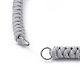 Fabbricazione coreana regolabile del braccialetto dei cavi del poliestere cerato AJEW-JB00511-03-2