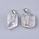 Pendentifs de cristal de quartz naturel G-Q996-10-2