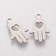 304 Stainless Steel Charms STAS-Q201-T114-2