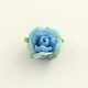 Handmade Polymer Clay Rose Flower Beads CLAY-Q191-M10-2