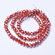 Chapelets de perles en verre opaque de couleur unie EGLA-A034-P4mm-C01-2