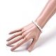 Perline turchese sintetico Elasticizzato bracciali BJEW-JB05003-03-3