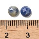 天然混合宝石カボション  多面カット  半円  染めと未染色の混合  5x2.5mm G-G835-A02-4