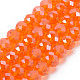 Electroplate Glass Beads Strands EGLA-A034-T1mm-A07-1