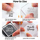 CRASPIRE Hello Autumn Pumpkin Clear Rubber Stamps Happy Thanksgiving Greeting Words Reusable Silicone Transparent Seals for Card Making DIY Scrapbooking Journaling Photo Album Decoration 6.3 x 4.3inch DIY-WH0448-0006-7