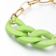Chain Bracelets BJEW-JB05165-03-2