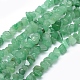 Natürlichen grünen Aventurin Perlen Stränge G-P332-09B-1