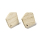 Risultati di orecchini a bottone in legno di frassino EJEW-N017-011D-2