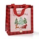 Ламинированные нетканые водонепроницаемые сумки на рождественскую тематику ABAG-B005-02A-01-2