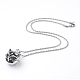 304 Stainless Steel Kitten Chain Necklaces NJEW-JN02012-01-1